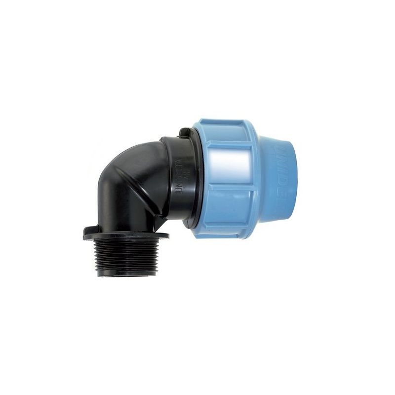 Кутник 90° із зовнішнім різьбленням 40x1 1/2`, 16 PN, поліпропілен